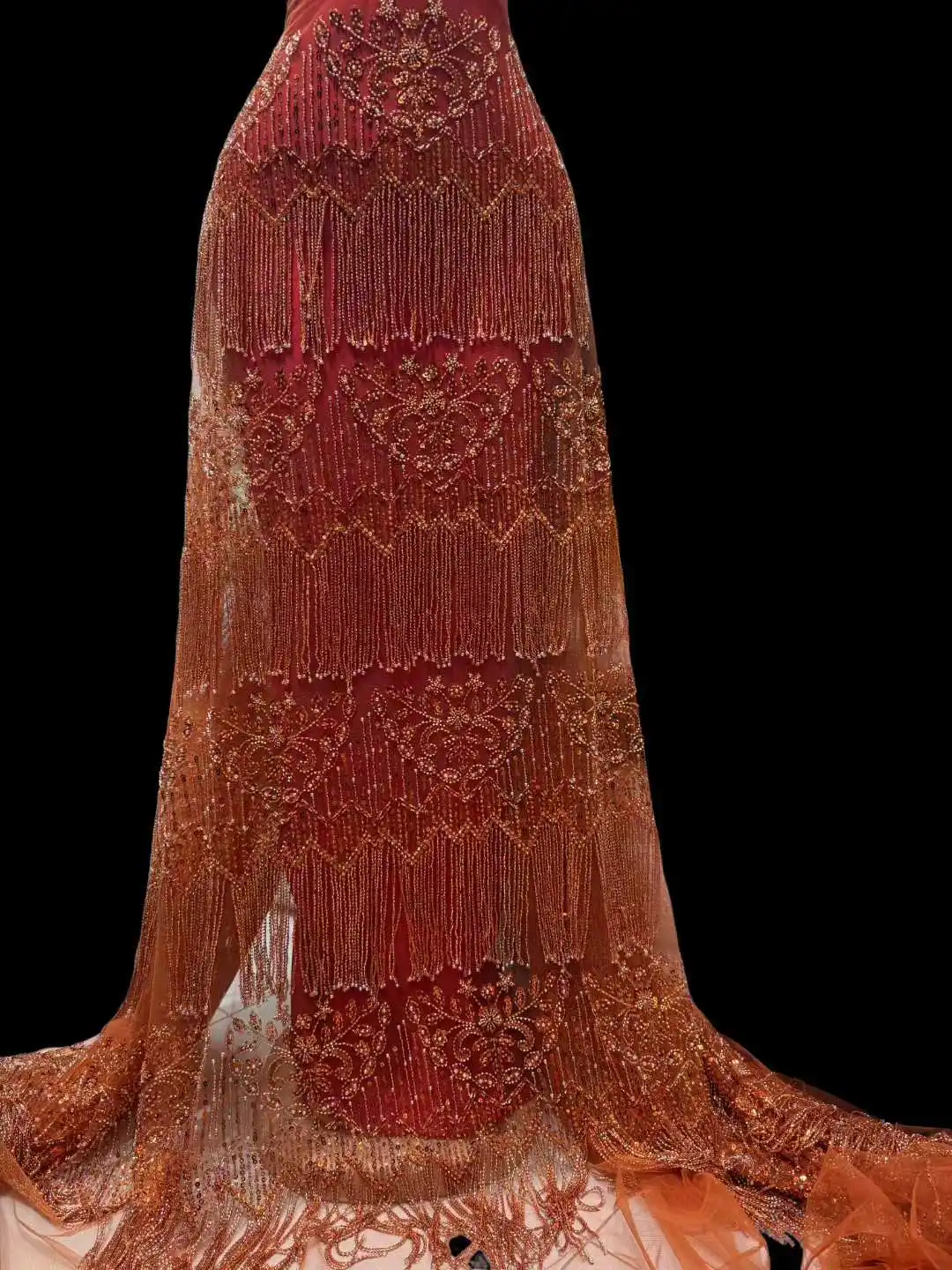 5 ياردة فاخرة الترتر الأفريقي المطرزة ثلاثية الأبعاد العريس أقمشة الدانتيل عالية الجودة الفرنسية النيجيري أقمشة الدانتيل لفستان الزفاف