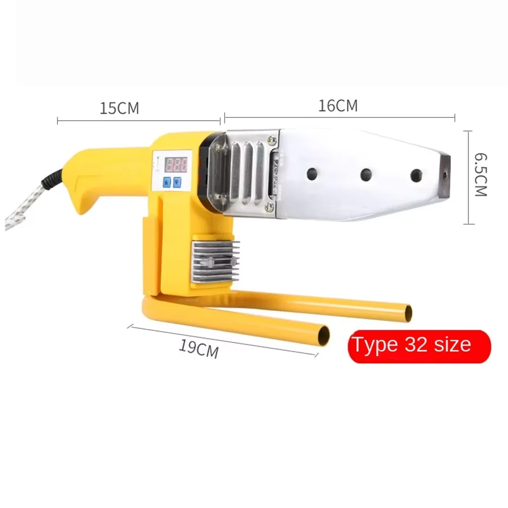 Water Pipe Welding Machine Electric Heating Hot Melt Tools for PPR PE Tube 1000W 220V PE Tube Heating Melt Pipe Welding Tools