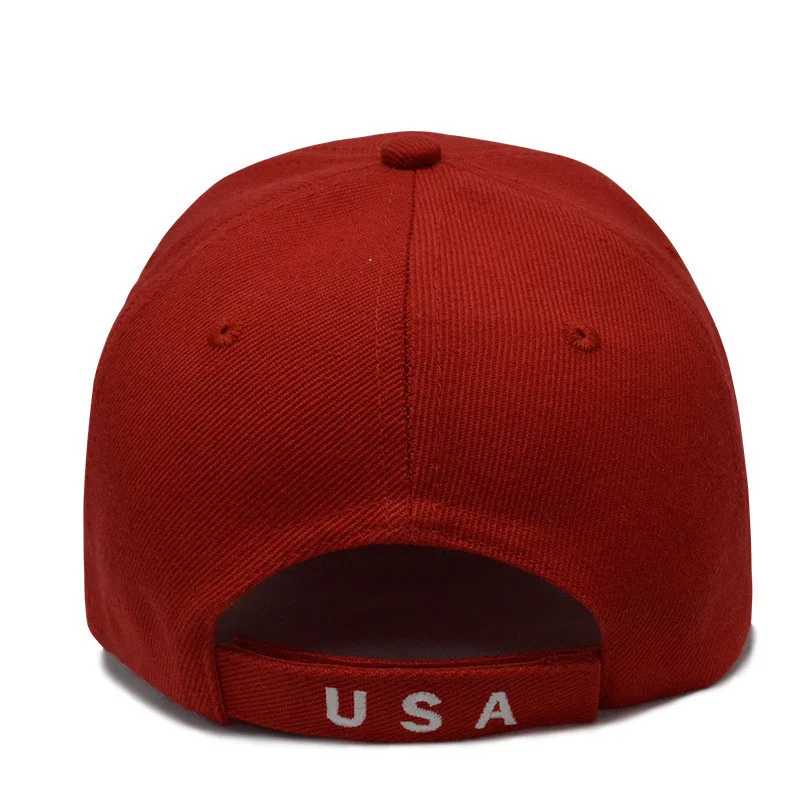 2020 Patriotic American Eagle and American Flag Baseball Cap USA Bald Eagle 3D Embroidery Snapback Hats Men Cap Fast Logistics