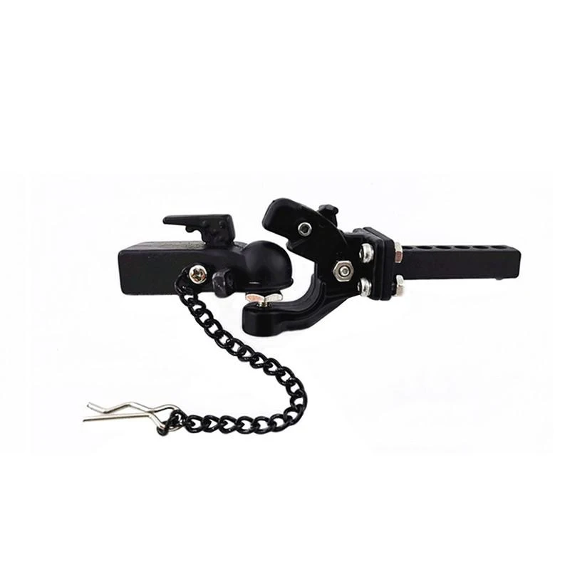 Car metal trailer hitch is suitable for 1:10 SCX10 Traxxas TRX4 TRX6 RC remote control vehicle upgrade components