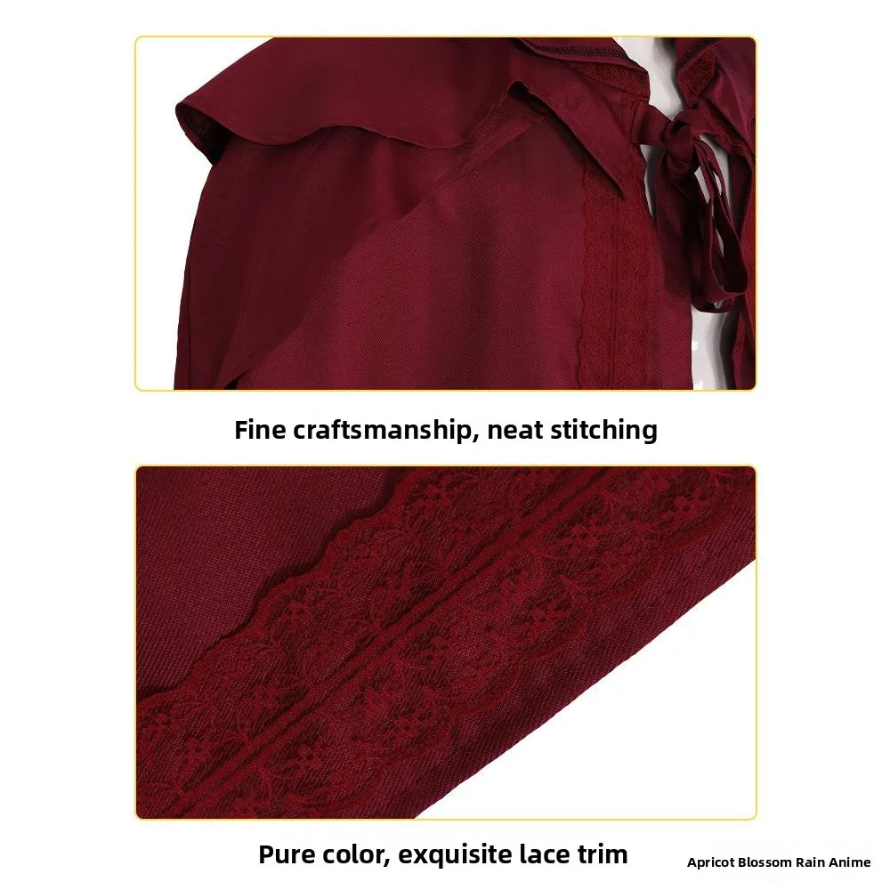 New loween Medieval 5 Cosplay Gothic Hooded Robe ex Long Wizard Cloak Ethnic Stage Costume for Men And Women