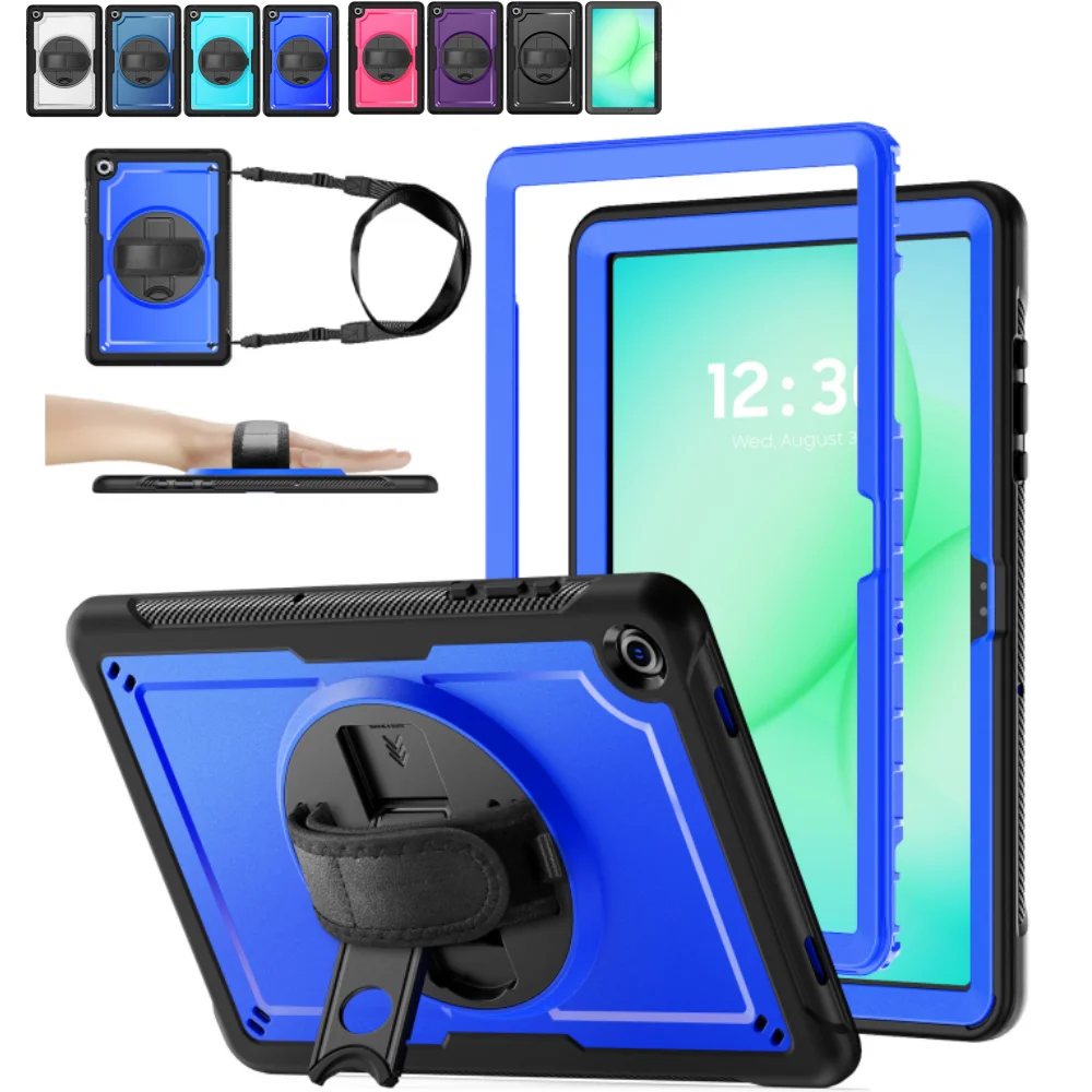 

Heavy Duty Case for Samsung Galaxy A11Plus 11 inch SM-X230 SM-X236 A9Plus 11 X210 X216B X218U Tablet Cover with Shoulder Strap