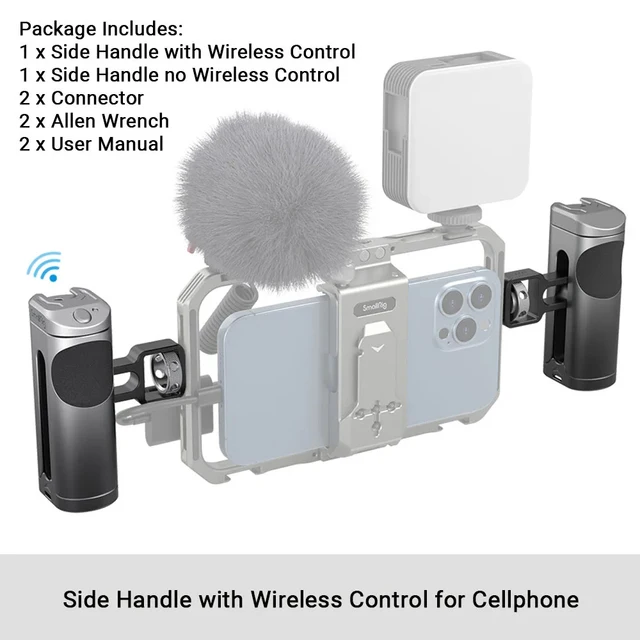 AMBITFUL SmallRig Universal Handy Griff Handgriff Handheld für iPhone 16/16 Pro/16 Pro Max für iPhone 15 Video Rig Kit 3155 7