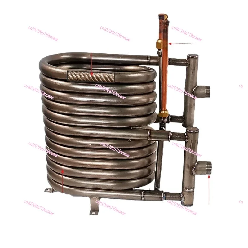 All Titanium for Seawater Casing Heat Exchanger Marine Air Conditioner Air Energy Condenser Pure Titanium Corrosion Resistance