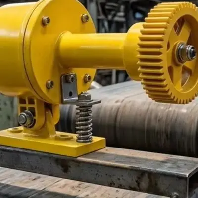 Mechanical Belt Slip Monitor for Steel Mills Cranes Gantry Ports Mining Areas IP66 Rated 25x24x12cm Yellow Housing