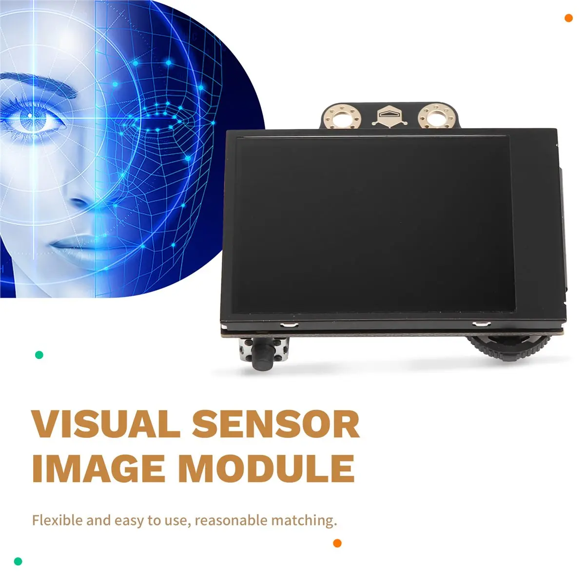 

(A32M) AI Vision Camera Huskylens Face Recognition and Object Recognition with 2.0-Inch Display K210 Development Board