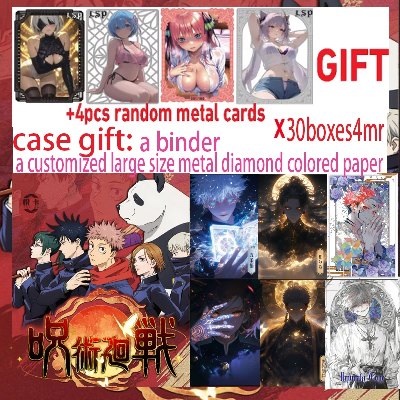 

2025 Newest Goddess Story Jujutsu Kaisen Color Paper TCG Sxey Girl Bikini Art Board Booster Box Habbies Gi