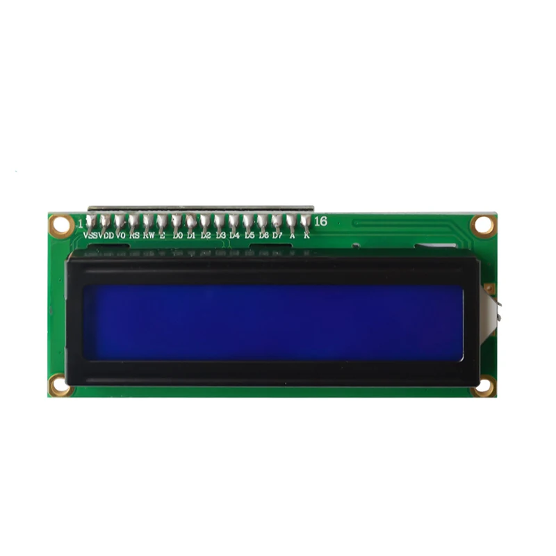 Blue IIC/I2C/TWI/SP​​I Serial Interface 1602 16X2 Character LCD Display Module
