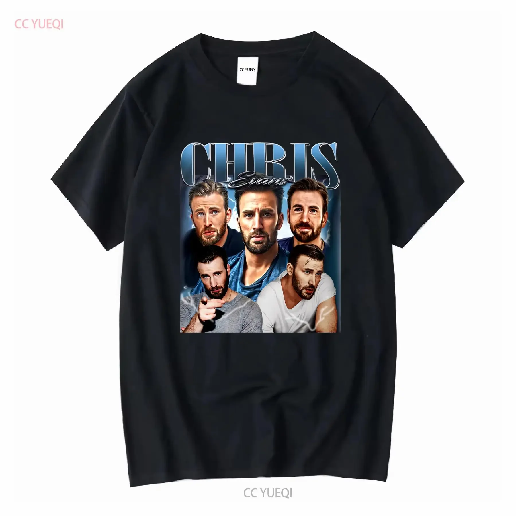 Limited Chris Evans T Shirt Vintage Bootleg Movie SweaT SKI19 long or short sleeves vintage Washed streetwear fashion Stylish