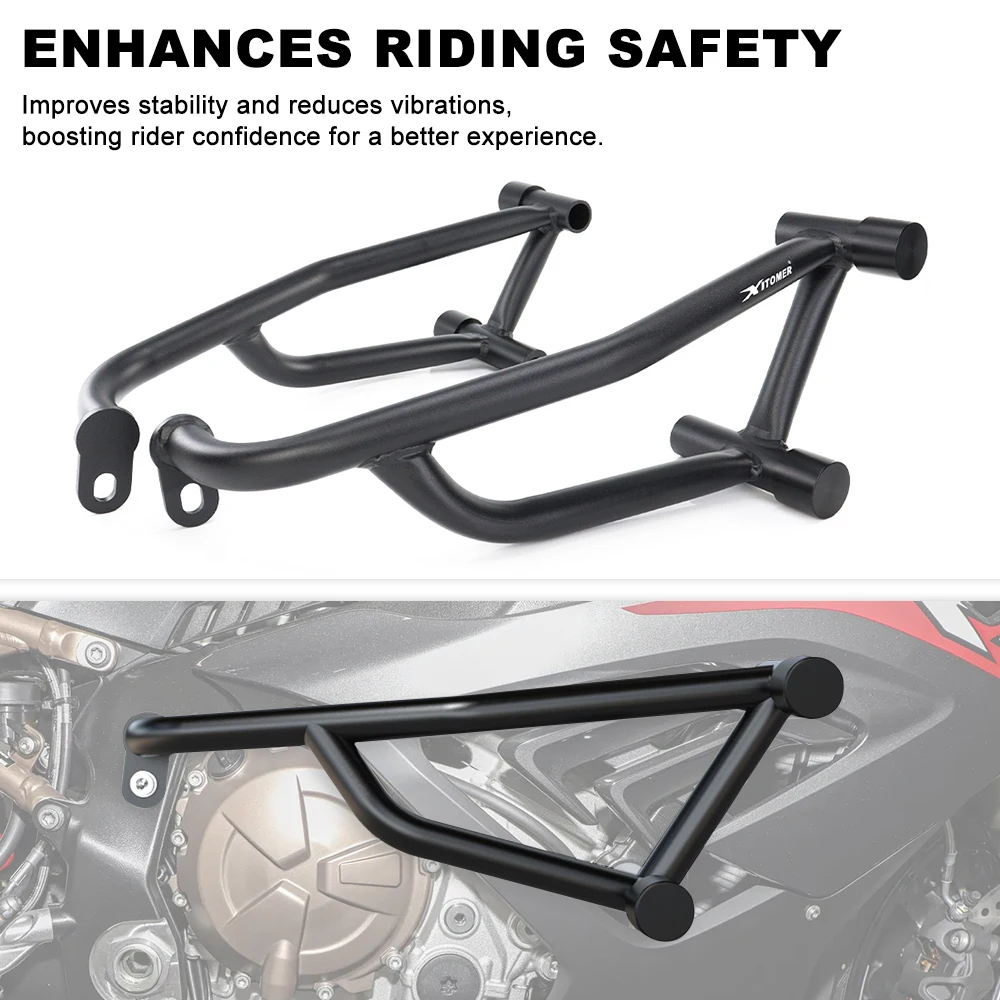

For BMW S1000RR 2019 -2022 S1000RRM 2022 Motorcycle Stunt Cage Engine Guard Crash Bar Bumpers Fairing Protector Race Rail