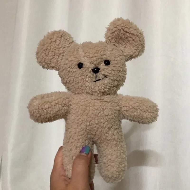 INS Crooked ปากบิสกิตนุ่มหมีจี้ตุ๊กตาสดน่ารัก Kawaii อารมณ์สาวให้แฟนของขวัญวันเกิดของเล่นตุ๊กตา