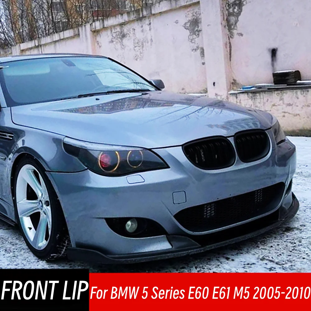 

For BMW 5 Series E60 E61 M5 2005 06 07 08 09 10 Front Bumper Splitter Lip Chin Spoiler Diffuser Car Exterior Tuning Accessories