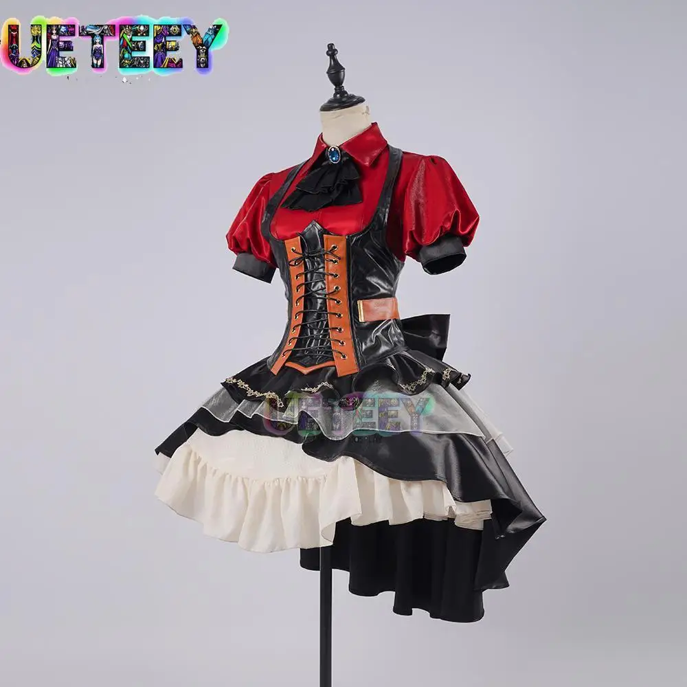 UETEEY Toyokawa Shoko BanG Dream Ave Mujica أزياء تنكرية أغاني دمية فتاة الفرقة أداء زي مجموعة الهالوين