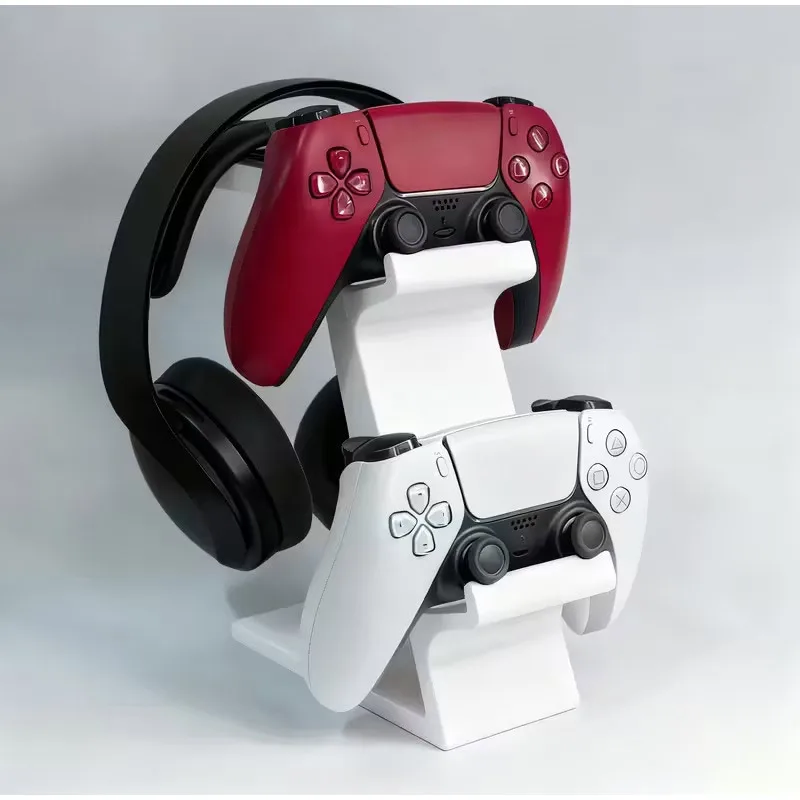 Controller & Headphone Stand 3d Printed All-in-one Game Controller Holder Universal For Ps4 Ps5 Xbox Gaming Headset Stand