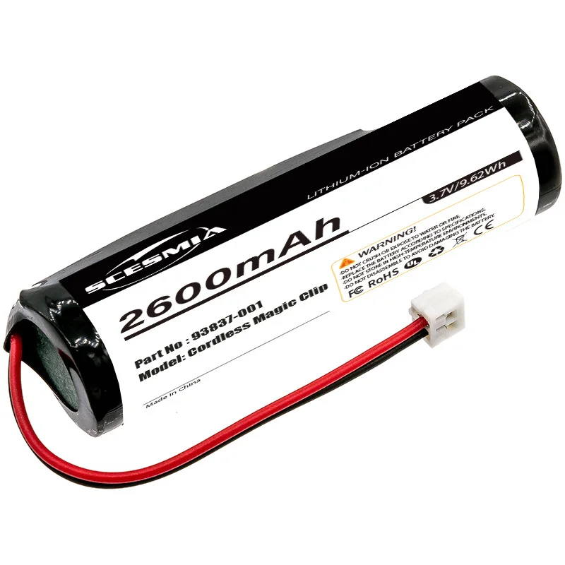 

5200mAh 93837-001 93837-200 Battery for WAHL Black Stealth Chrome Cordless Magic Clip Senior Sterling 4 Super Taper