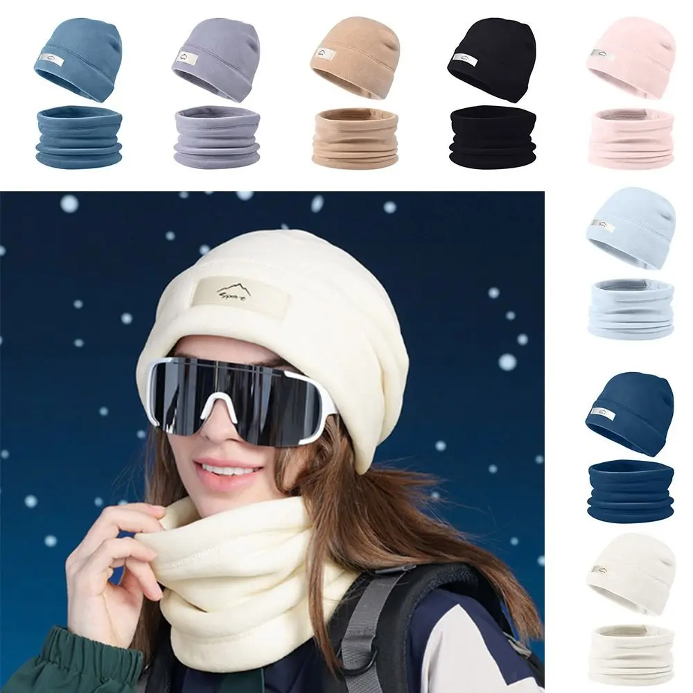 conjunto-de-2-pecas-gorro-e-cachecol-de-trico-a-prova-de-vento-toucas-grossas-e-quentes-para-protecao-contra-o-frio-e-aquecimento-do-pescoco-gorro-de-inverno-com-protecao-para-as-orelhas-para-mulheres