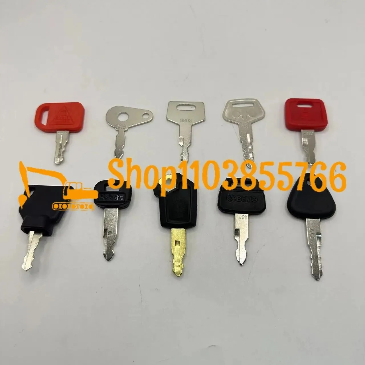 10PCS Keys Set Ignition Keys f - Heavy Equipment Keys Master Set ulasan dan harga