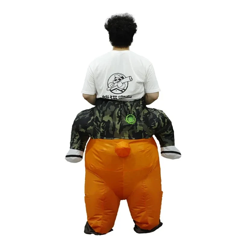 الكبار كابيبارا نفخ البدلة ركوب كابيبارا الجدة لعب الأدوار زي هالوين حفلة فستان نفخ البدلة