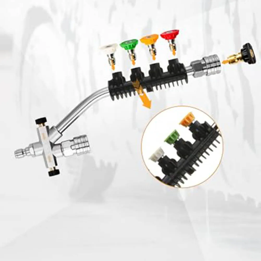 

Pressure Washer Lance Extension Wand 1/4'' Quick Release Jet With Spray Nozzle Garden Cleaning Tools Pressure Washer Parts