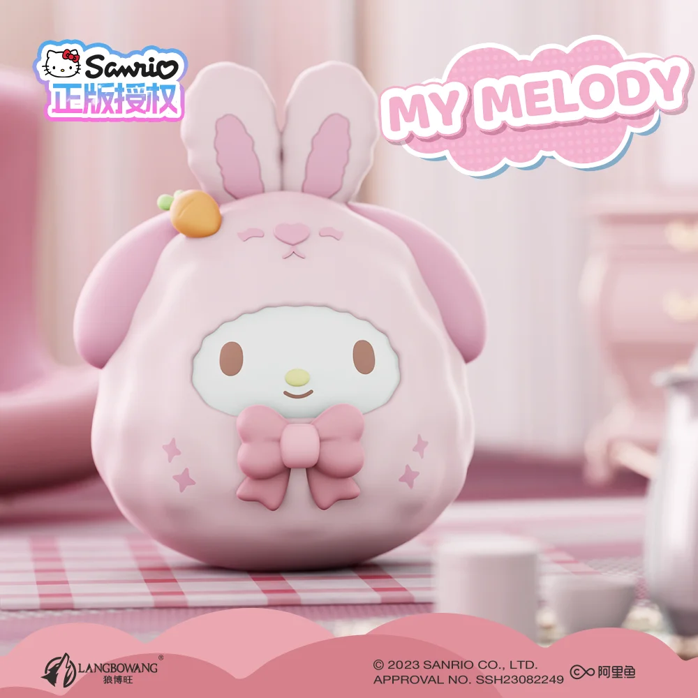 

My Melody Pochacco Anime Kawaii Sanrio Desktop Decoration Cute Cartoon Figure Christmas Lovely Doll Gifts Toys for Kids