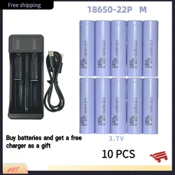 100% Original for ICR18650-22Pbattery 3500mAh 25A Discharge Li-ion 3.7v Rechargable Battery