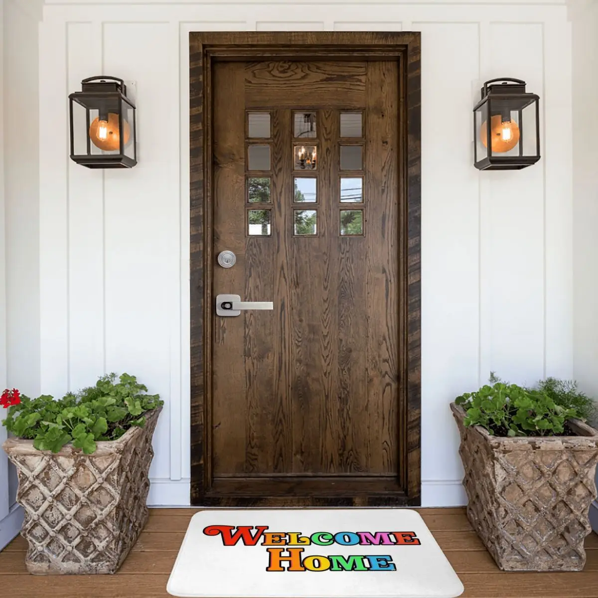 Welcome Home Doormat Rug Carpet Mat Footpad Polyester Anti-slip Sand Scraping Front Room Corridor Kitchen Bedroom Balcony Toilet