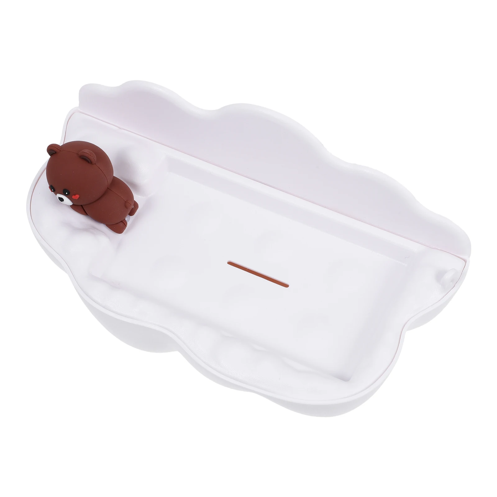 

WallMountedSoapHolderCartoonCloudDrainageABSMaterialStorageDishforBathroomKitchenTravelShowerWallSoapBoxHomeSupplies