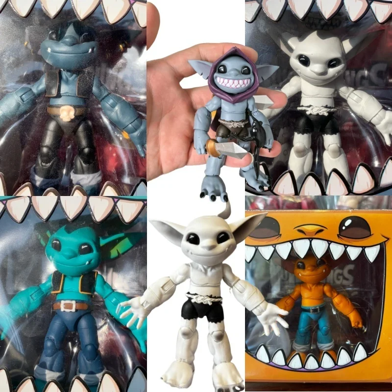 Figura de acción de 4 pulgadas de la serie Goblin 1 Wave, escala 1/12, juguete coleccionable temático de Halloween para niños, decoraciones de mesa, regalo 2025
