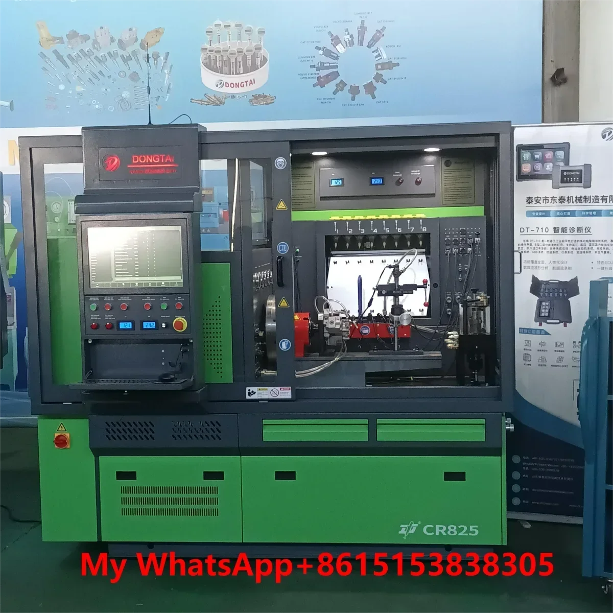 Dongtai Manufacturer CR825 Multifunction Test Bench for Common Rail Injector Pump with New Cambox EUI EUP HEUI HEUP Function