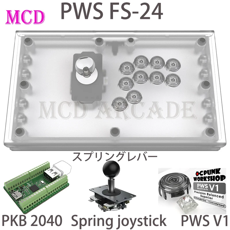 Punk Workshop PWS FS-24 PWS FS-30 Arcade Fight Stick For PC SF6