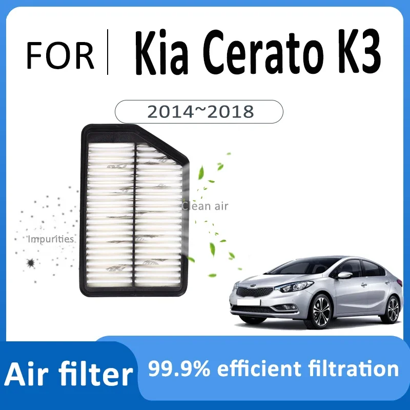 Suitable For Kia Cerato K3 YD 2014 2015 2016 2017 2018 28113-3X000 Car Activated Carbon Air Filter Cabin Filter Atuo Accessories