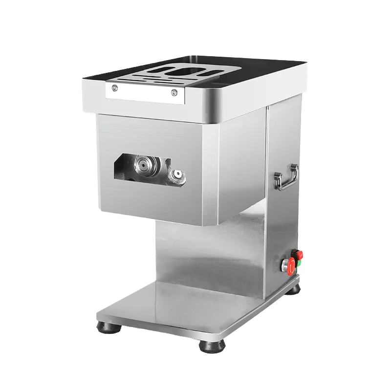 

Heavy Duty Automatic Vegetable Meat Chopper Dual Blade System Commercial Use