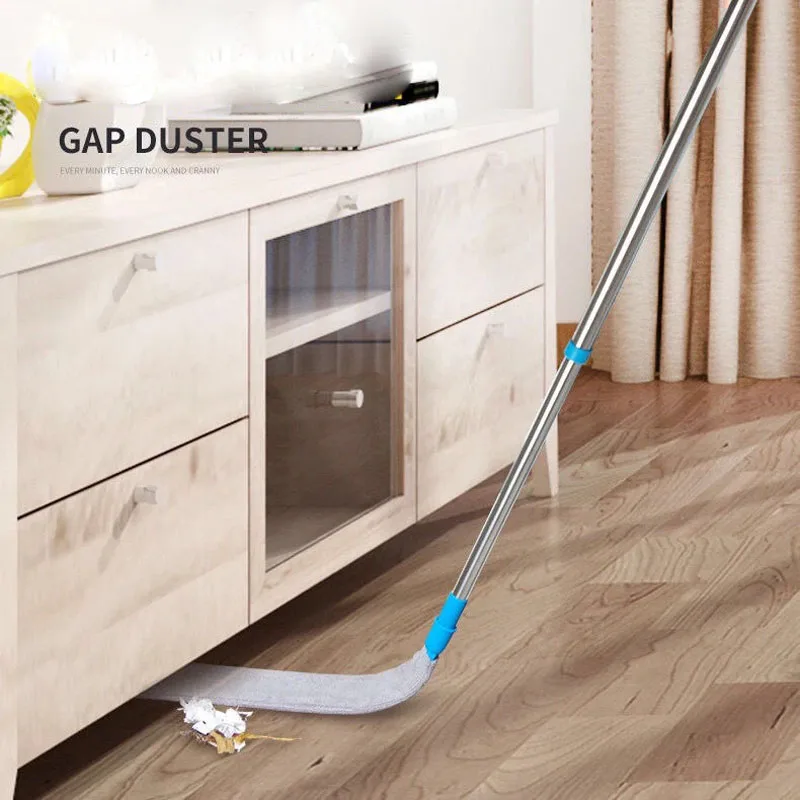 NEW Telescopic Duster Long Handle Household Cleaning Brush Bed Gap Bottom Stair Dust Corner Floor Pet Hair Fur Lint Remover Tool