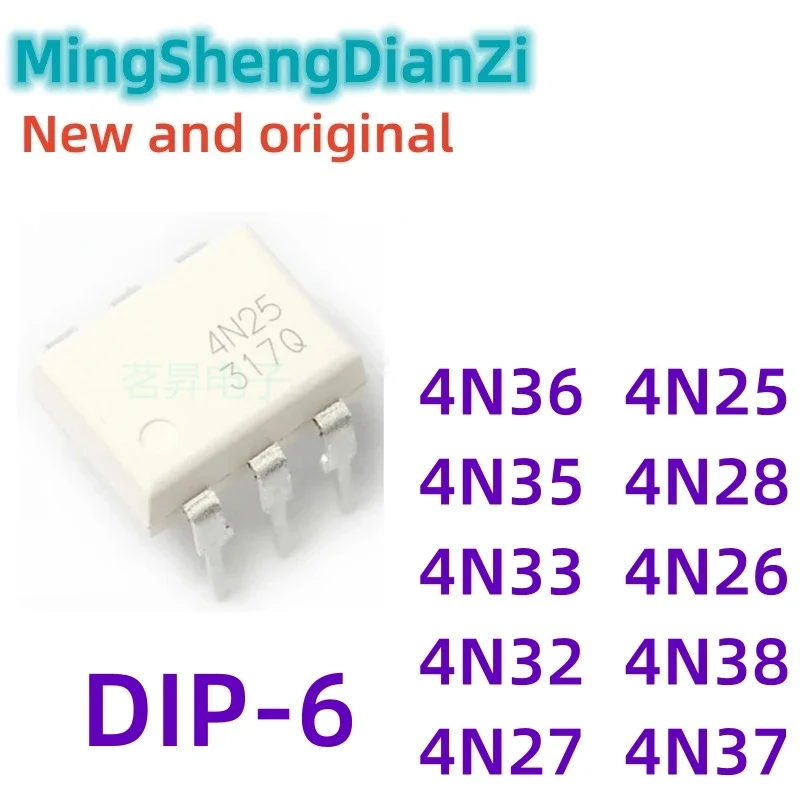 20Pcs 4 n38 4 n37 4 n36 4 n35 4 n33 4 n32 4 n27 4 n28 4 n25 4 n26 dip-6 ic optokoppler