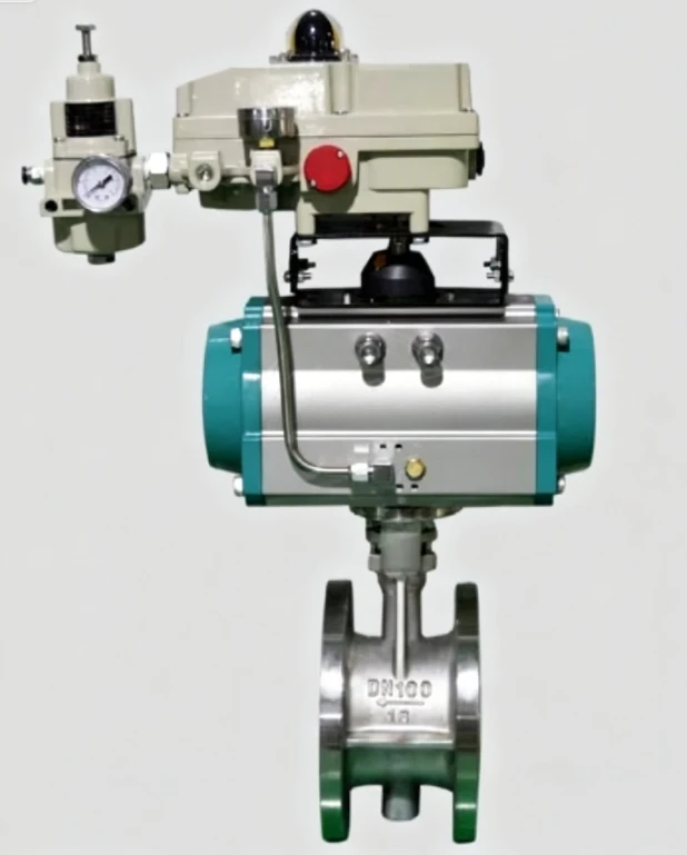 Pneumatic stainless steel butterfly valve silicone clip type sanitary grade soft seal polishing