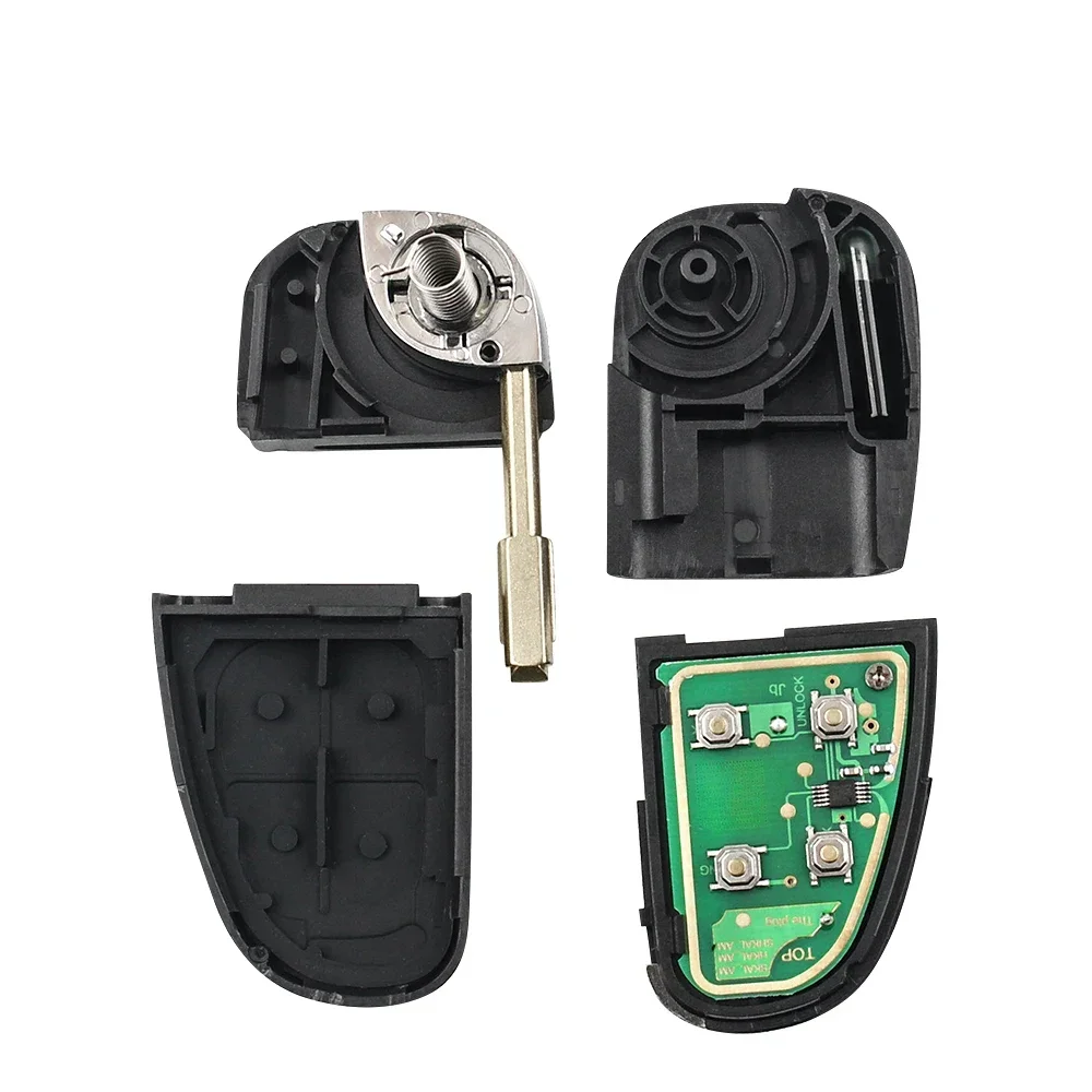 KEYYOU 4D60 Chip 315/433MHZ NHVWB1U241 Folding Remote Smart Car Key For Jaguar X-Type S-Type 1999-2009 XJ XJR 2002-2008