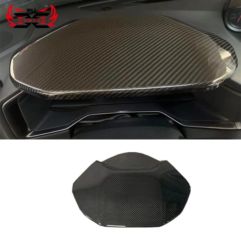 Dry Carbon Fiber Stick on Type Interior tuning Dashboard cover Accessories for New Nissan Z RZ34 400Z