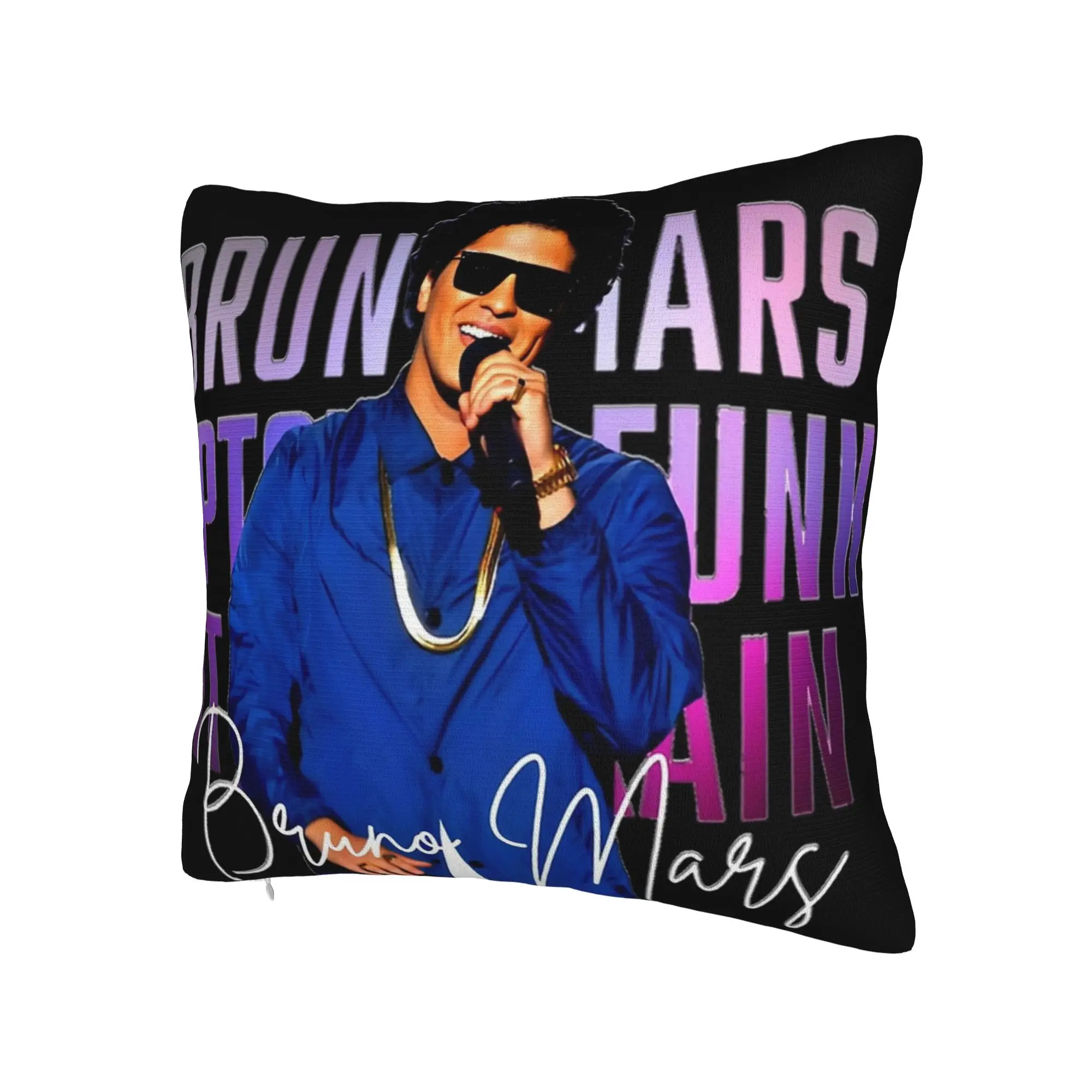 Bruno Mars Romantic Tour 2026 Pillow Cover Merch Soft Cushion Cover Decorative  Throw Pillow Case Cover Home Multi Size