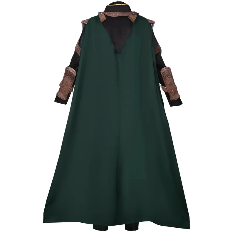 Movie Loki Costume Cosplay Outfits Disguise Uniform With Cape Cloak For Adult Men Halloween Carnival Party Suit Custom Mad FD1;6 - view 5