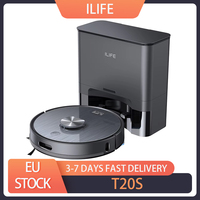 ILIFE T20S Robot Vacuum Cleaner, 5000Pa Suction Power, 260mins Runtime, Self-Emptying Station System, LDS Navigation App Control