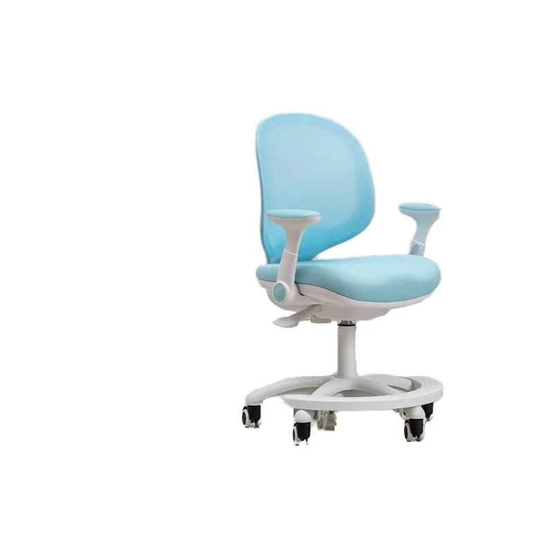 كرسي بلاستيكي مريح شبكي واحد حديث لطلاب المدارس الثانوية عبر الحدود كرسي تعلم الأطفال لغرفة المعيشة #5