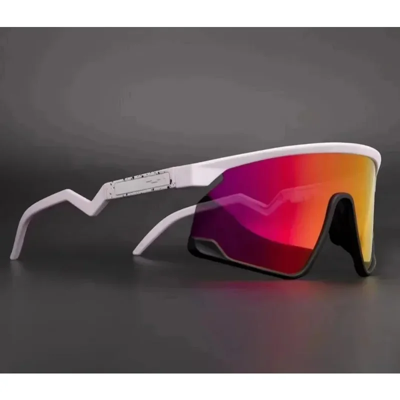 TR90 Windproof Sunglasses para homens e mulheres, óculos para esportes ao ar livre, Dustproof, Durable Frame, Road Bike, 3 Lentes