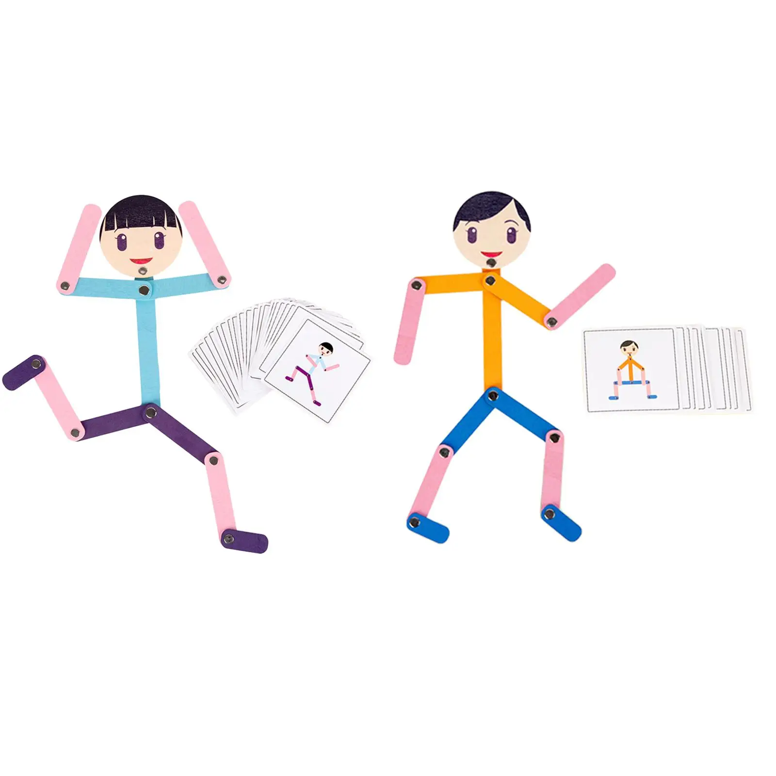 

Montessori Human Sensorial Toy Wooden Jigsaw Puzzle Toys for Boy and Girl