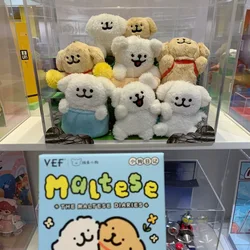 The Maltese Diaries Series Blind Box Cute Line Puppy Action Figure Mystery Surprise Bag Pendant Doll Decor Collection Toy Gifts