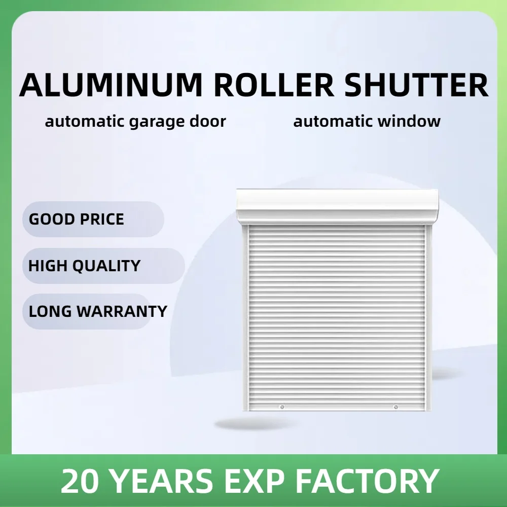 Wholesale At Least 5 Sets Exterior Decorative Louvers Roller Shutters Motorized Fire Aluminium Roll Up security Window Shutter