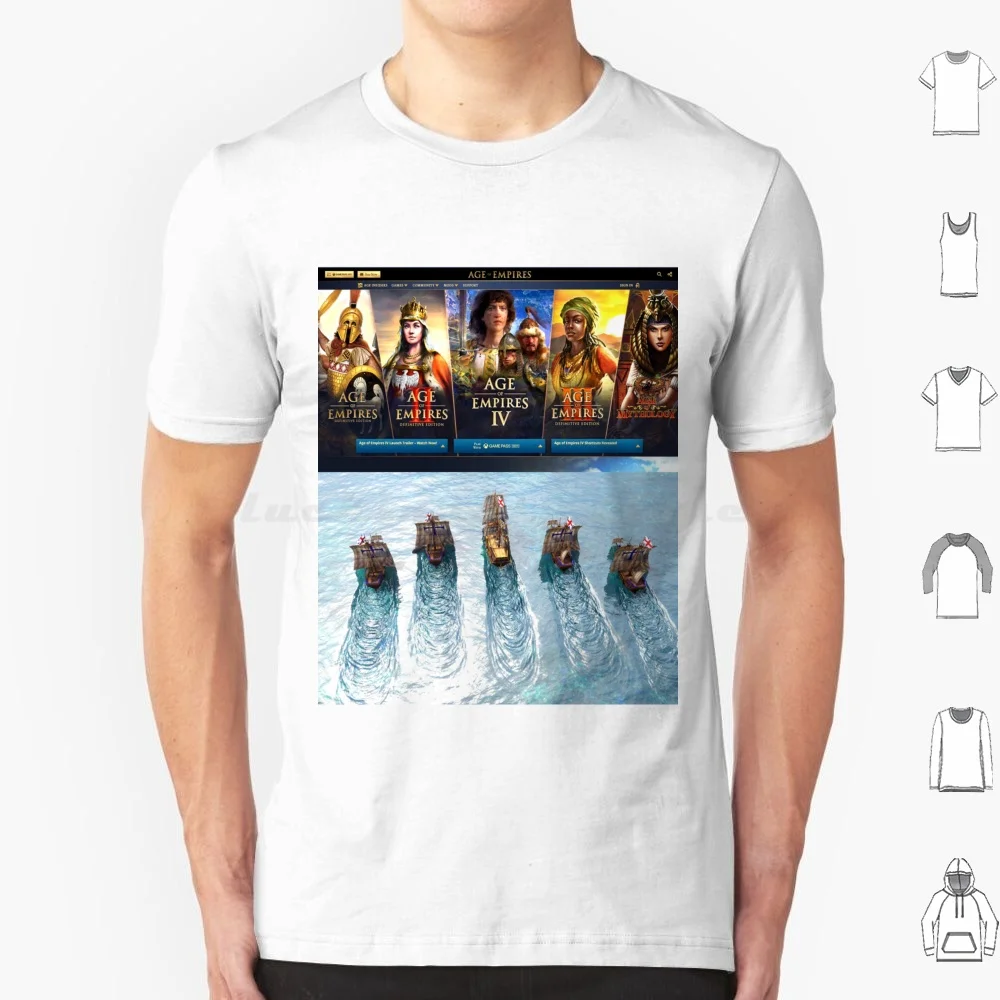 Camiseta Final de la serie Age Of Empire, camiseta fresca de algodón 6xl Age Of Empires Age Of Empires 4 Meme Fantasy Age Of Mythology Tdork Tanz