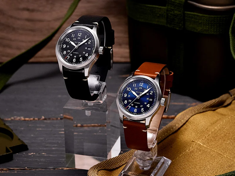 Baltany S2049 Herren-Automatikuhr, 39 mm, Pilot Sport, mechanische Armbanduhr, Saphirglas, 10 ATM wasserdicht, BGW-9, leuchtend, ST2130, Militär – Detail 1