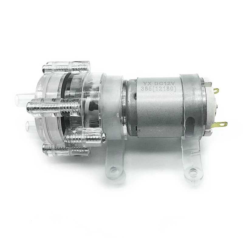 Вакуумный насос Micro 385, DC6-12V, мембраный, самовсасывающий, сопротивление высоким температурам, 1,5-2 л/мин, водный мини-насос