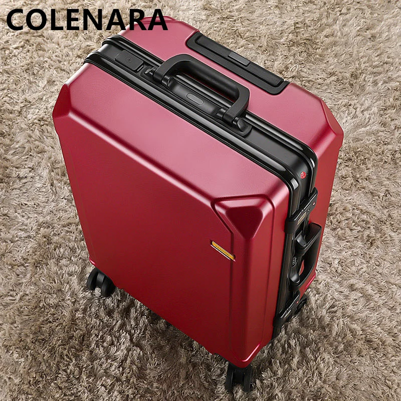 Colenara Pc Bagage 28 Inch Grote Capaciteit Aluminium Frame Trolley Koffer Heren 20 \