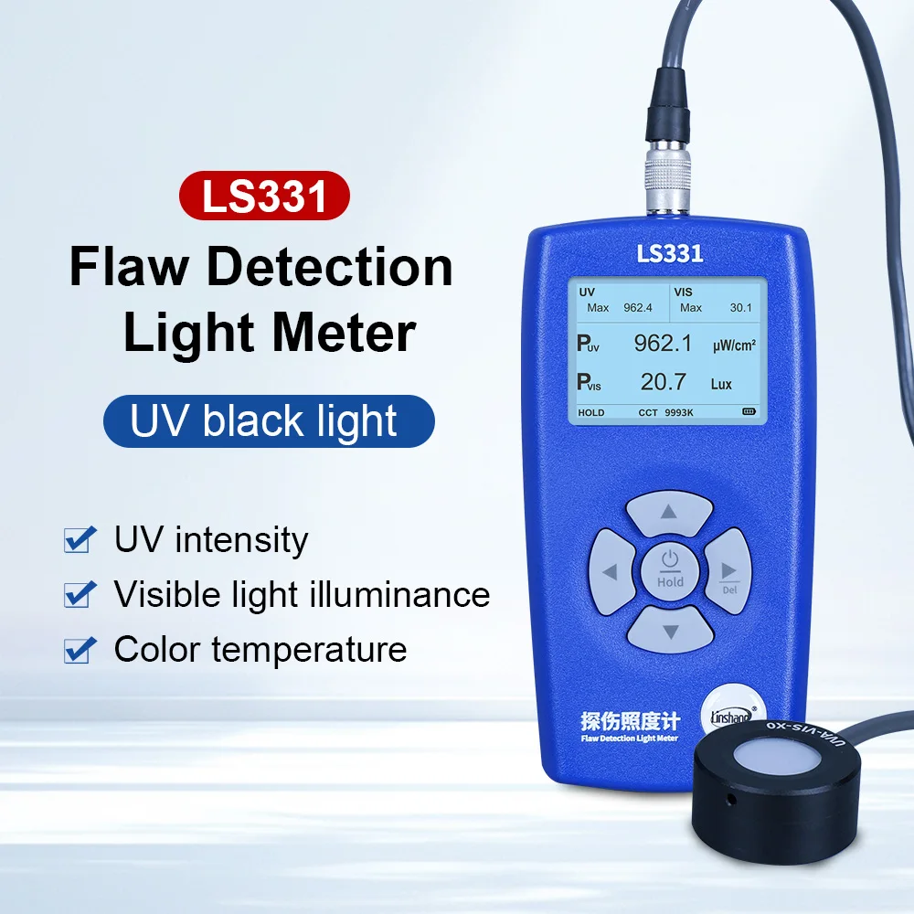 LS331 Flaw Detection Light Meter 365nm UV Radiometer Lux Tester Digital Black Light Meter